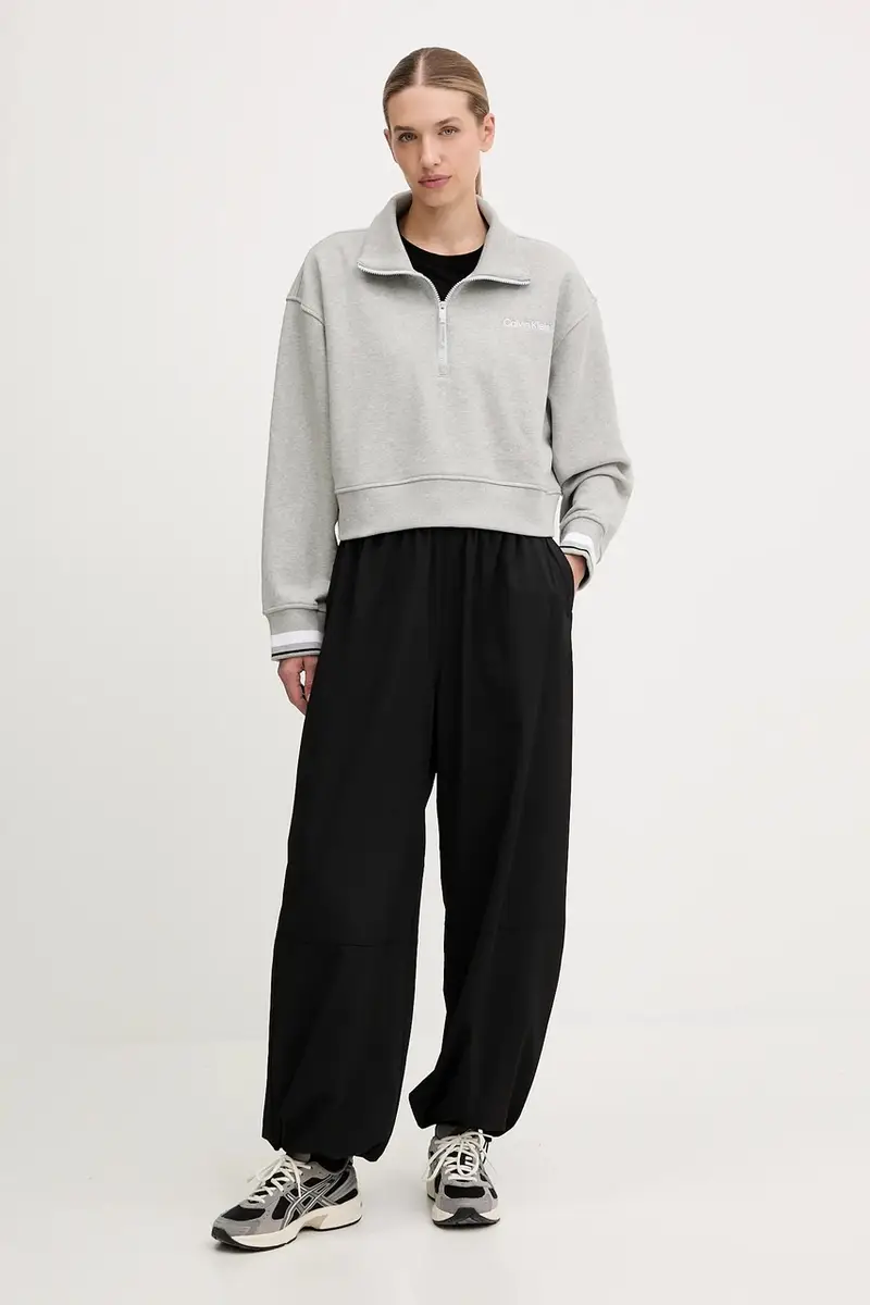 felpa donna colore grigio LVGWF5W310 miniatura 2