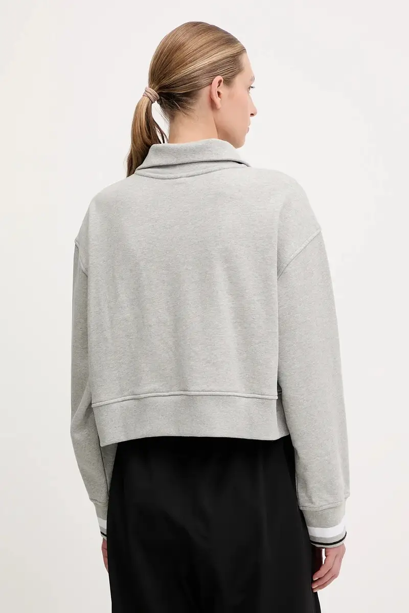 felpa donna colore grigio LVGWF5W310 miniatura 3