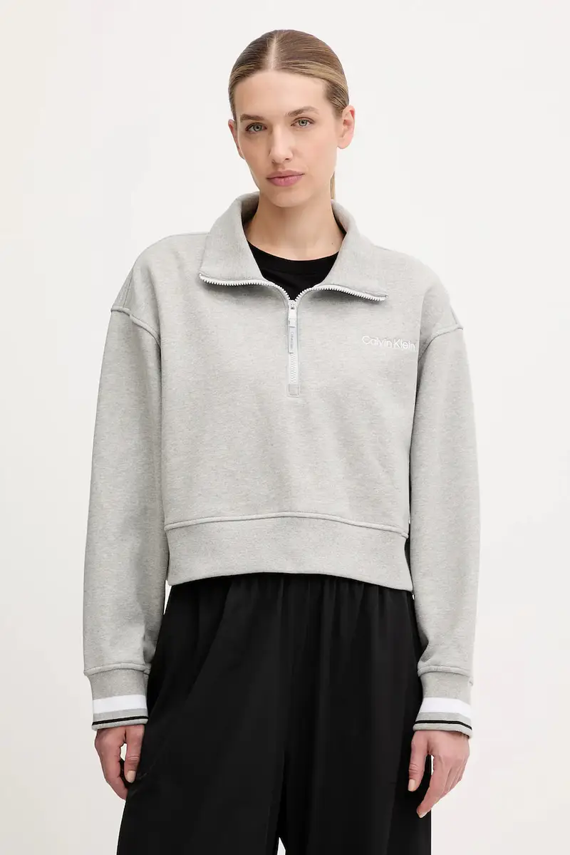 felpa donna colore grigio LVGWF5W310