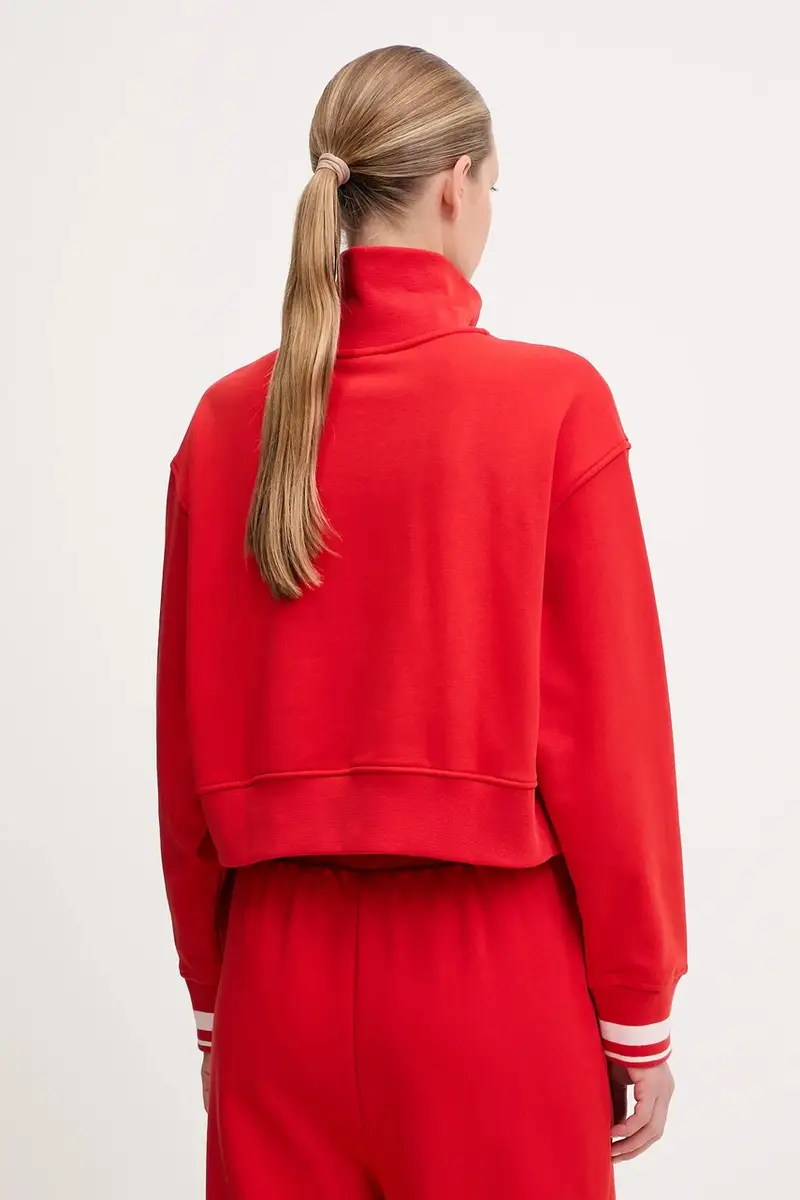 felpa donna colore rosso LVGWF5W310 miniatura 3