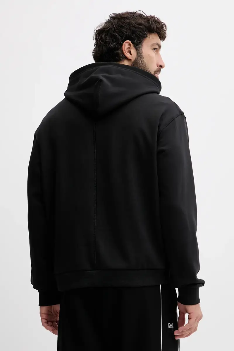 felpa uomo colore nero con cappuccio LVGMF5W302 miniatura 3