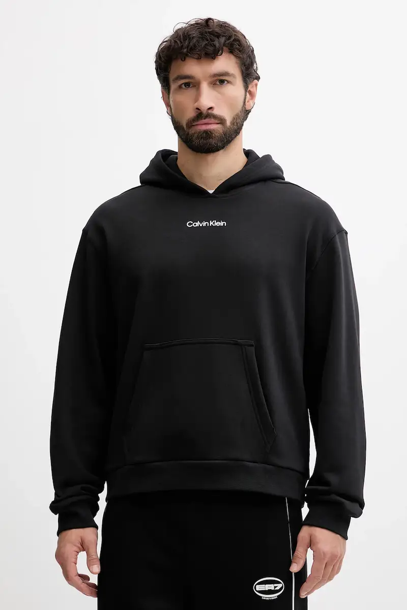 felpa uomo colore nero con cappuccio LVGMF5W302