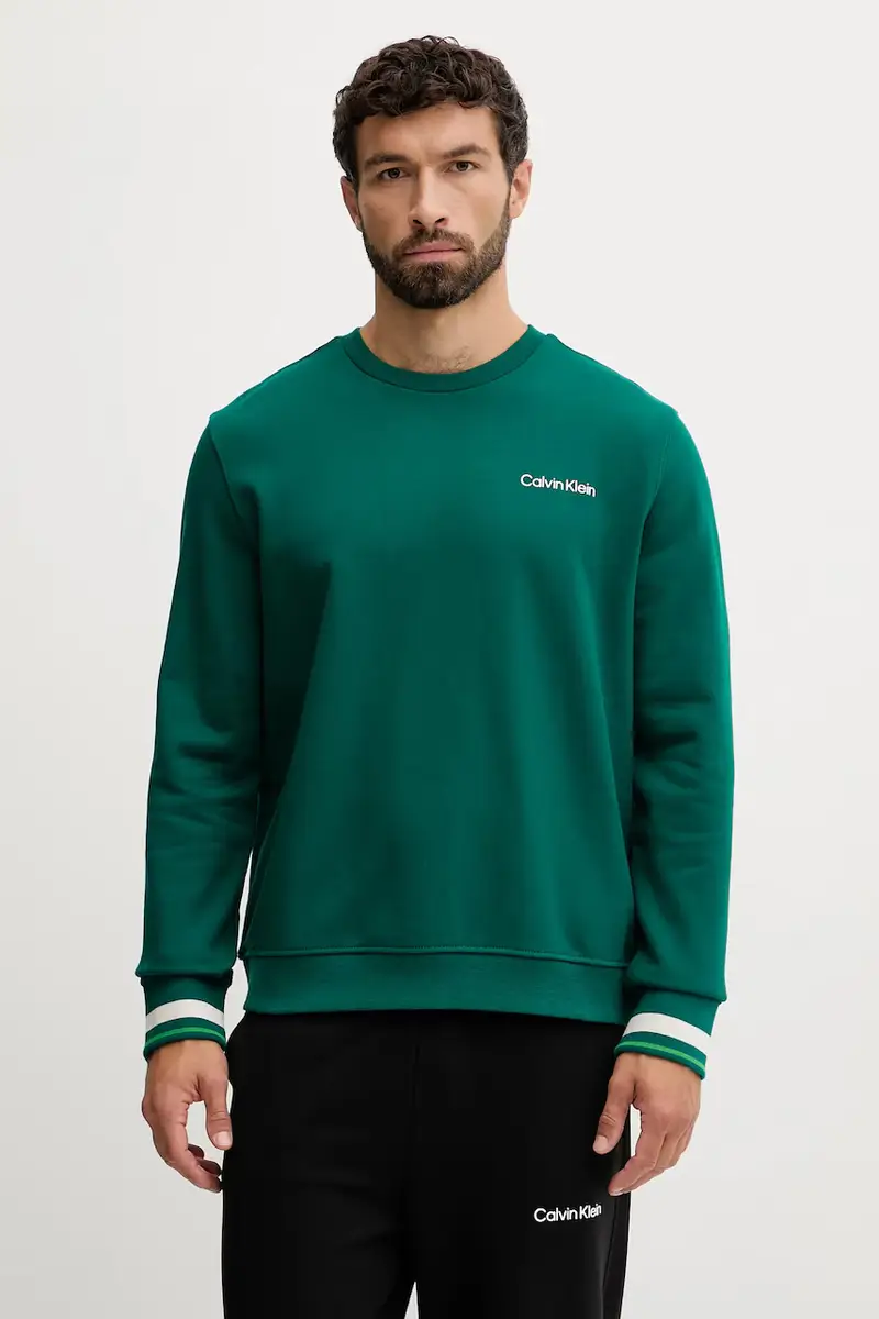 felpa uomo colore verde LVGMF5W312