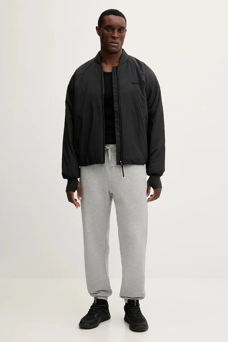 giacca bomber Nero miniatura 2