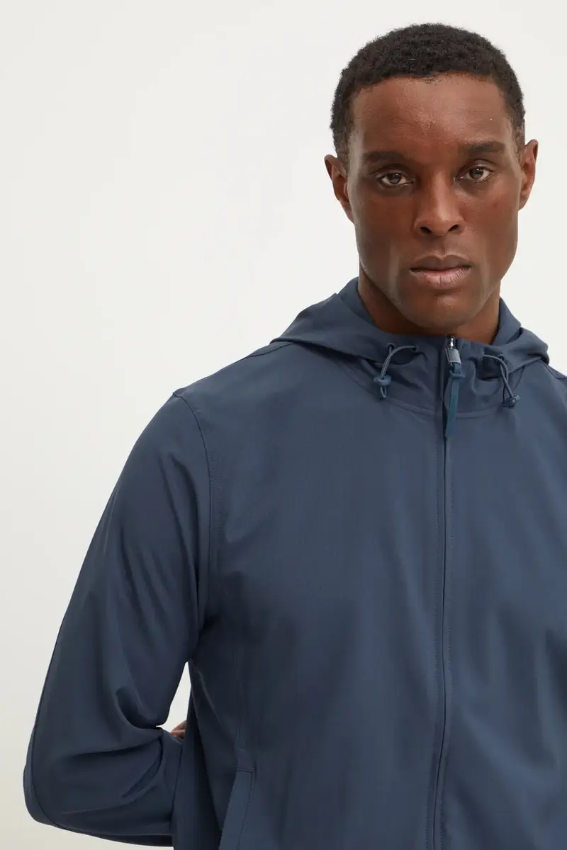 giacca da trekking colore blu navy LVGMS5O525 miniatura 4