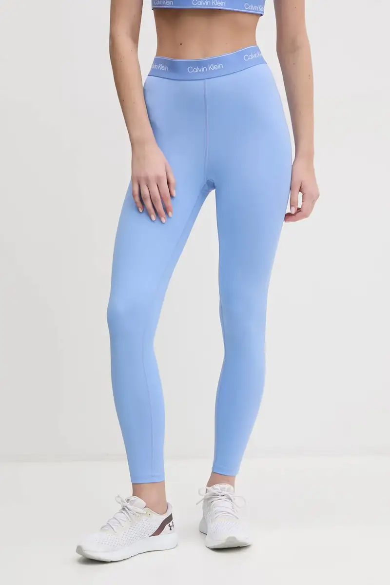 leggings da allenamento colore blu LVGWS5L609