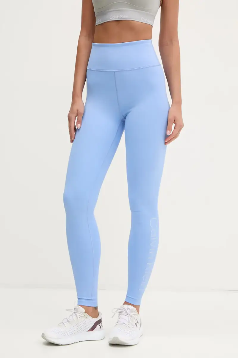 leggings da allenamento colore blu LVGWS5L612