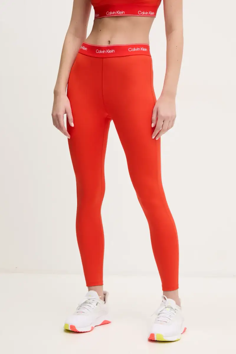 leggings da allenamento colore rosso LVGWS5L609