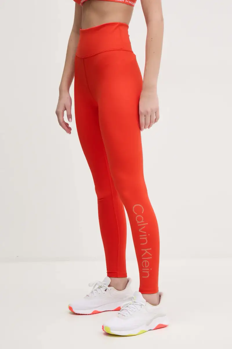 leggings da allenamento colore rosso LVGWS5L612