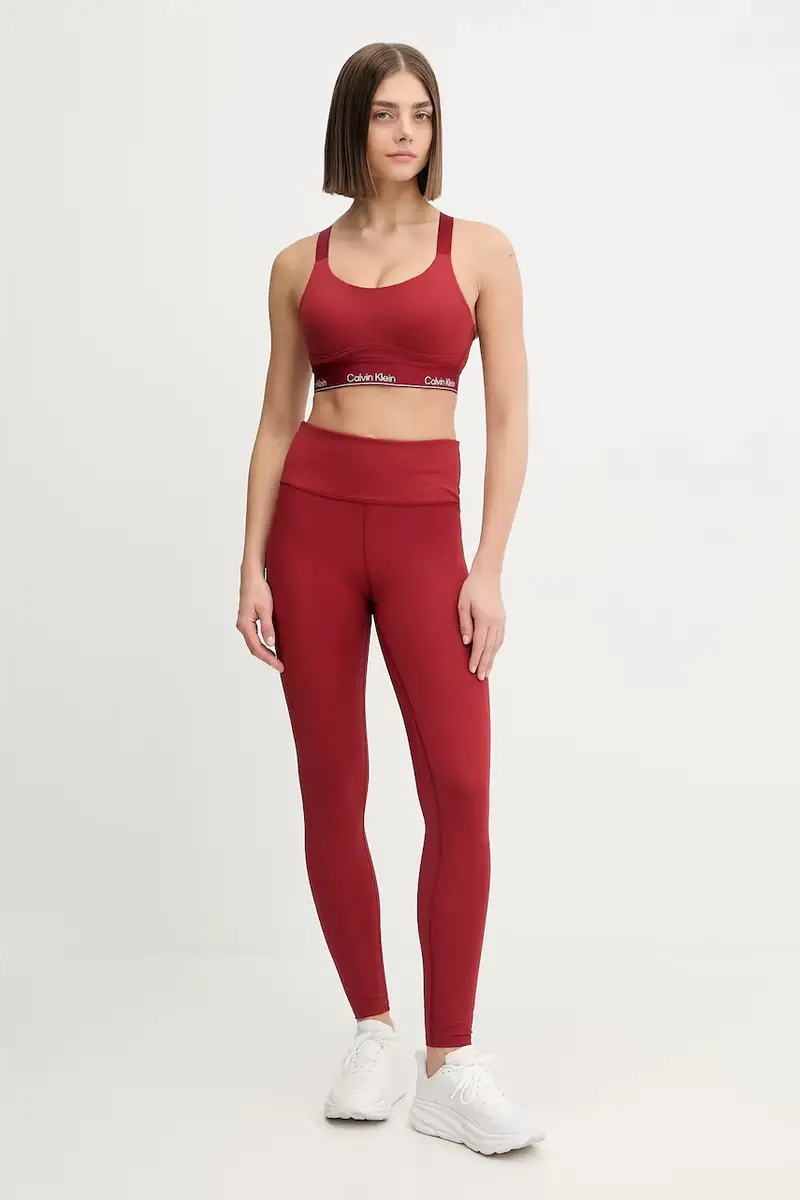 leggings da allenamento colore rosso LVGWS5L612 Granata miniatura 2