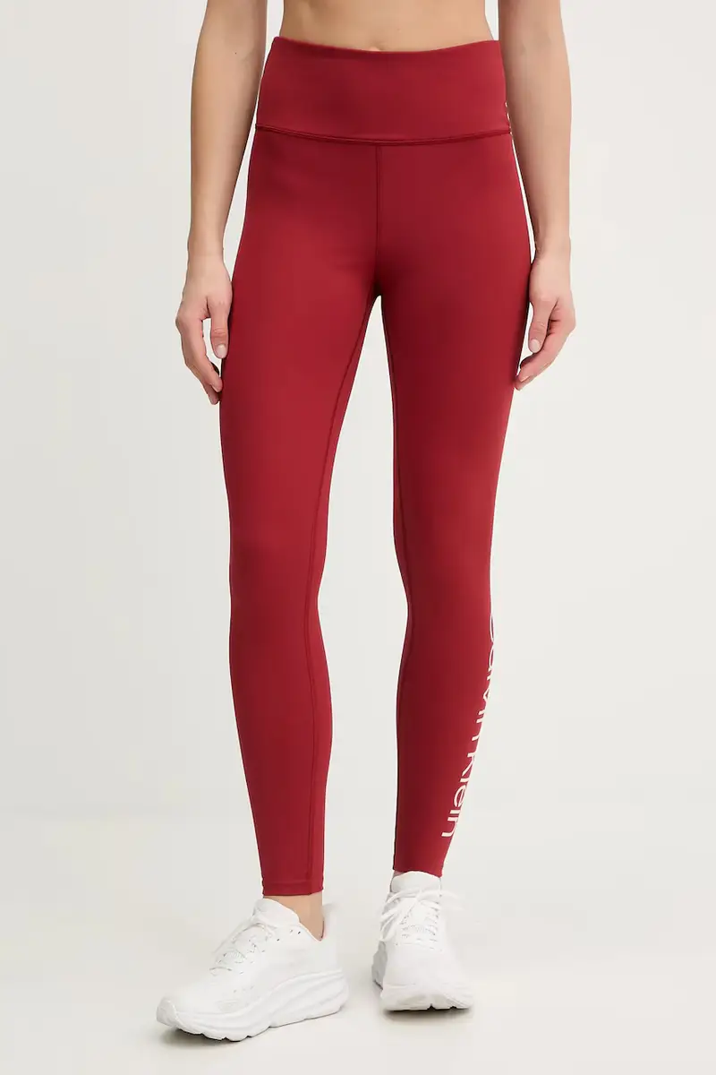 leggings da allenamento colore rosso LVGWS5L612 Granata