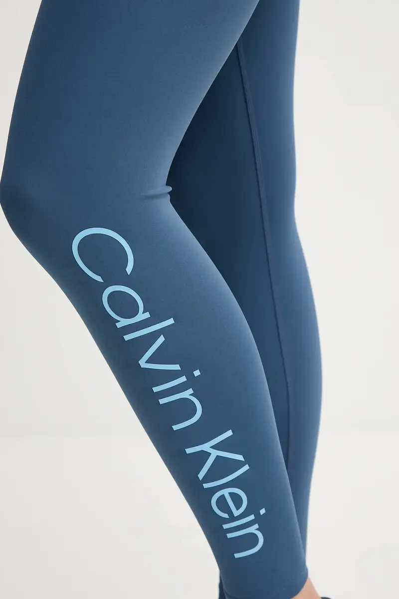 Calvin Klein Performance Leggings Donna Blu 3581402 miniatura 4