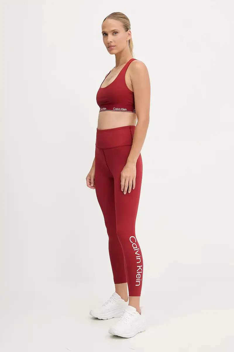 Calvin Klein Performance Leggings Donna Rosso 3667170 miniatura 2