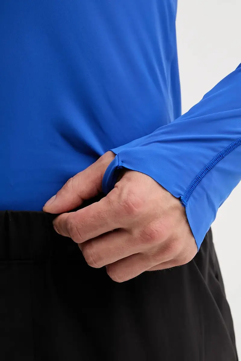 longsleeve trekking colore blu LVGMF4K210 miniatura 5