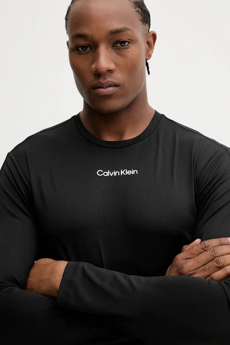 longsleeve trekking colore nero con applicazione LVGMF5K200 miniatura 3