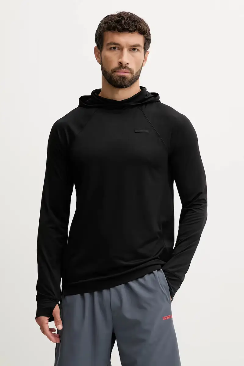 longsleeve trekking colore nero LVGMS5W351