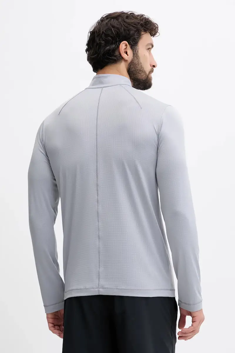 longsleeve trekking Grigio miniatura 3