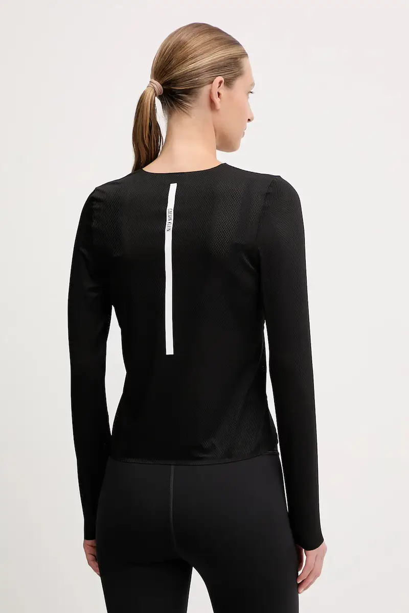 longsleeve trekking Nero miniatura 3