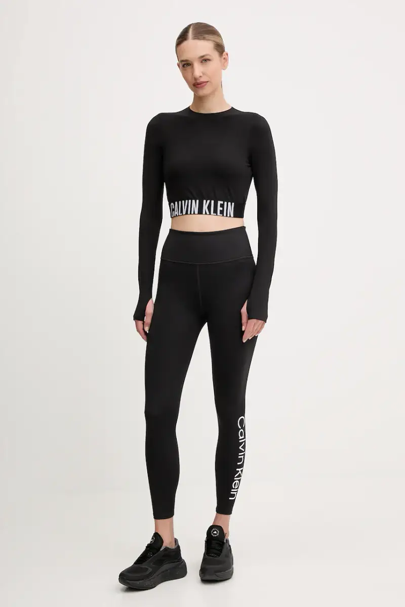 longsleeve trekking Nero miniatura 2