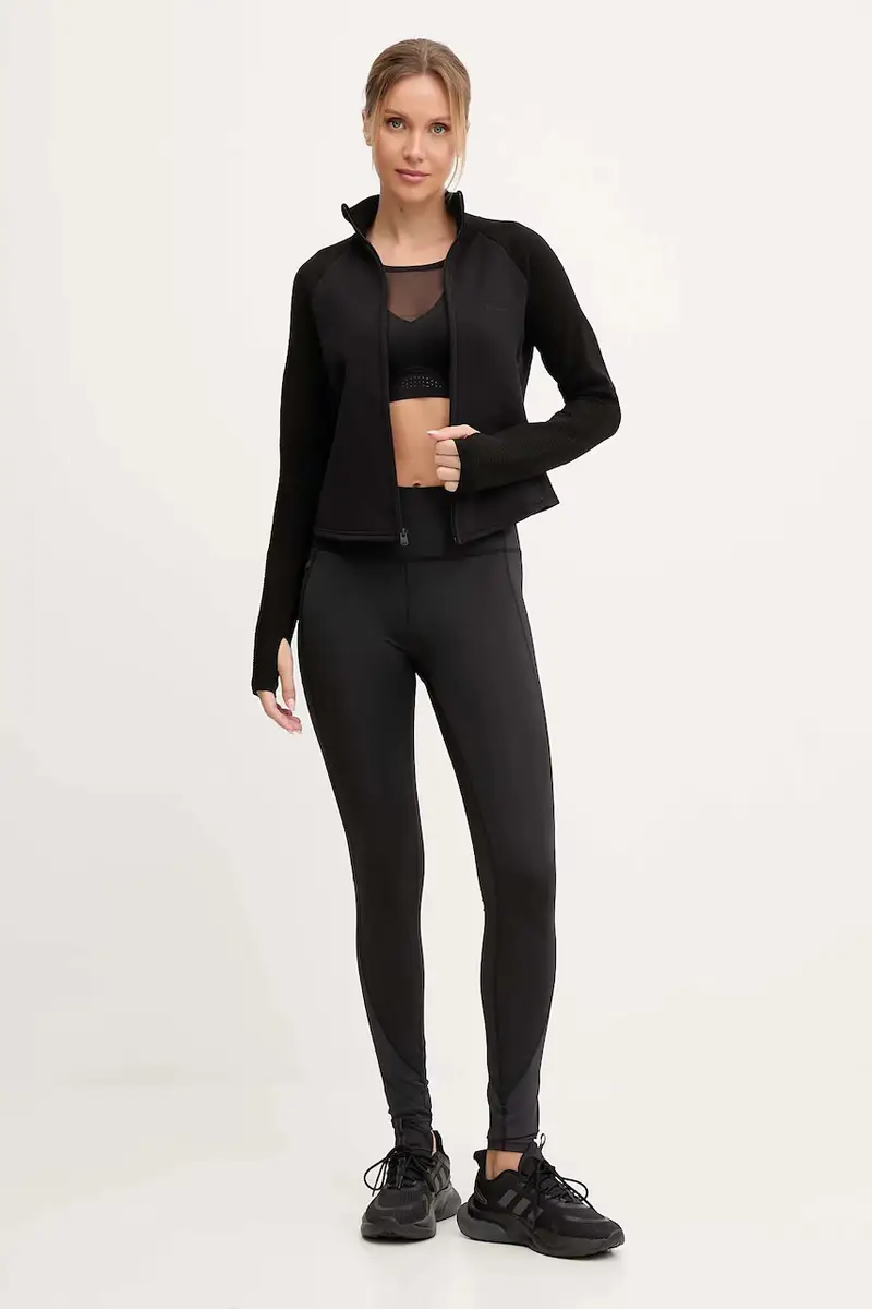 maglietta da trekking donna colore nero LVGWF5J406 miniatura 2