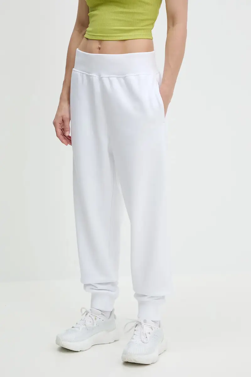 pantaloni tuta colore bianco con applicazione LVGWS5P608