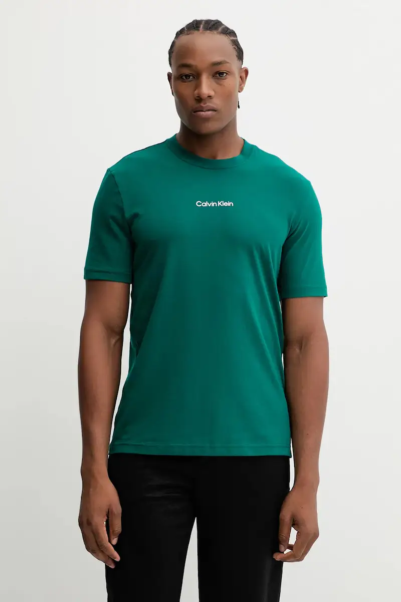 Calvin Klein Performance T-shirt Uomo Verde 3669983