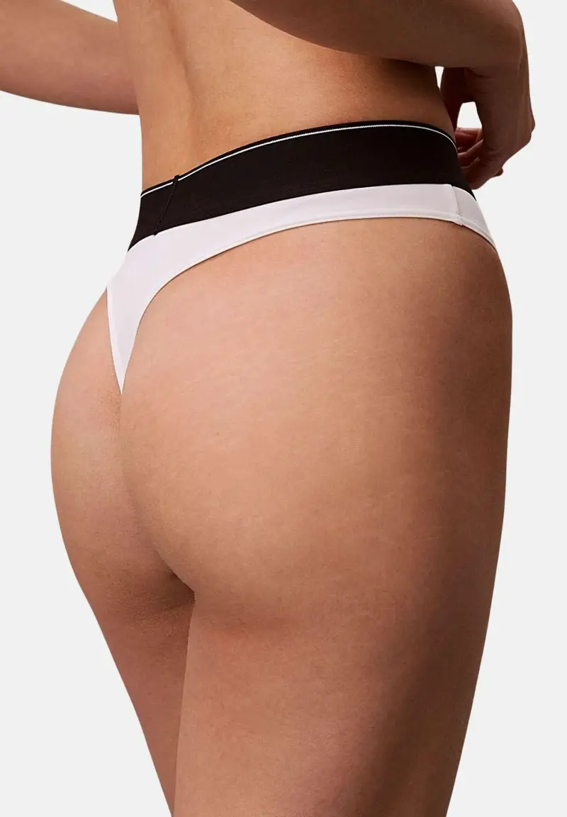 Perizoma bianco da donna miniatura 3