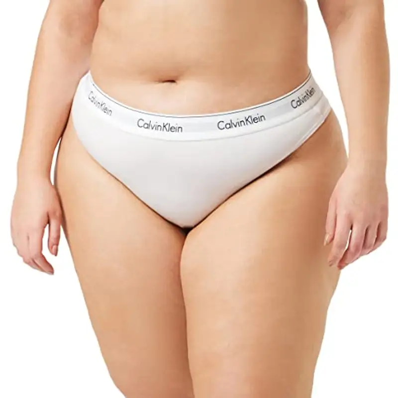 Calvin Klein Perizoma Donna Tanga, Bianco (White), L