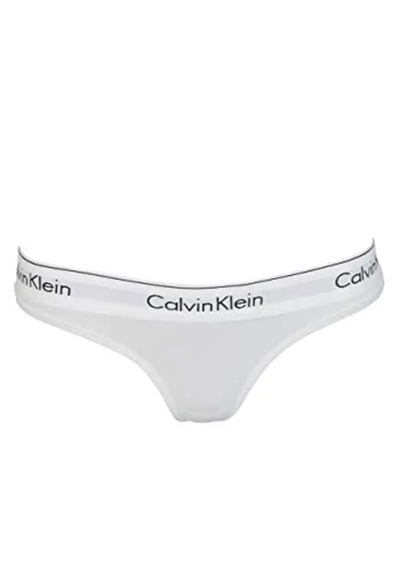Calvin Klein Perizoma Donna Tanga, Bianco (White), L miniatura 2
