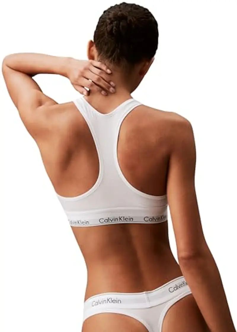 Calvin Klein Perizoma Donna Tanga, Bianco (White), M miniatura 2