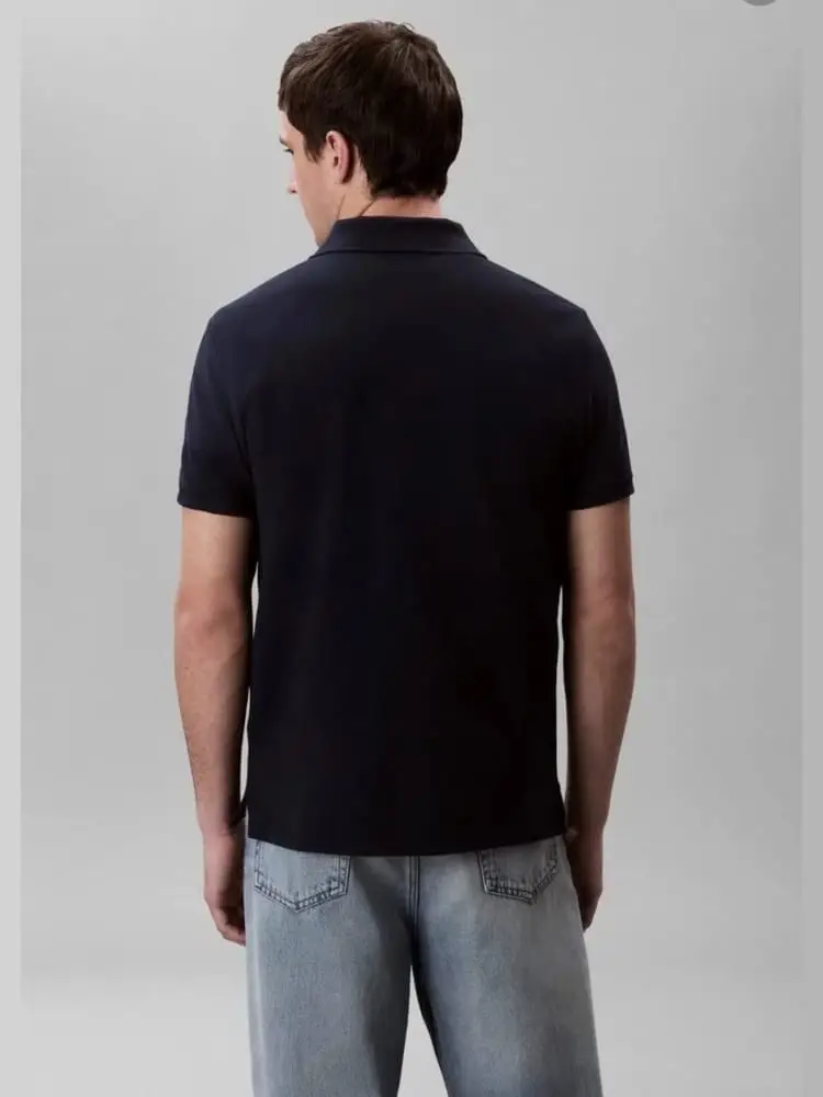 polo blu navy uomo mini logo miniatura 2