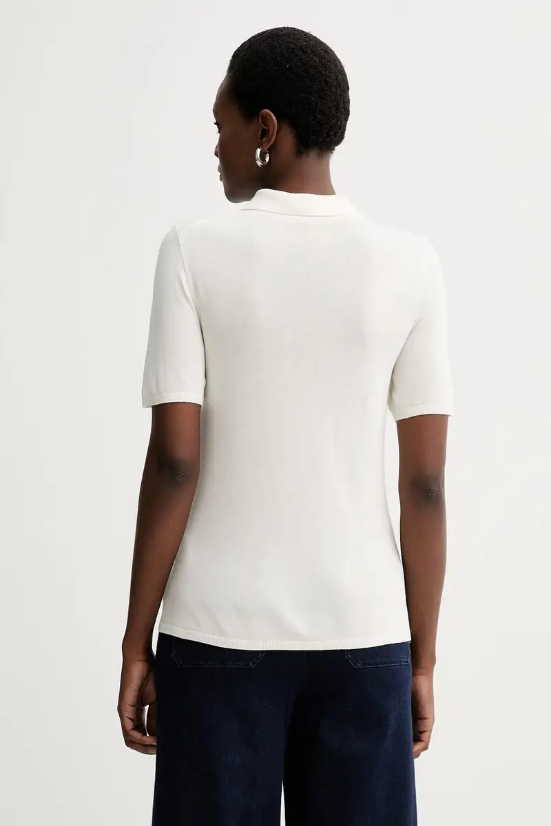 Calvin Klein Polo Donna Beige 3123558 miniatura 3