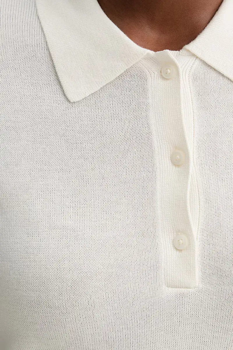 Calvin Klein Polo Donna Beige 3123558 miniatura 5