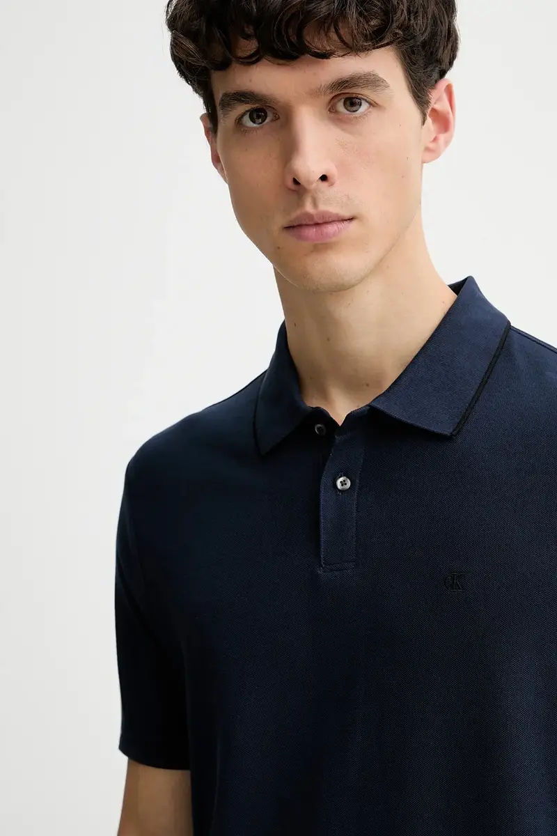 Calvin Klein Polo Blu 3956034 miniatura 4