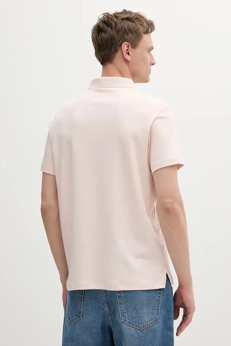 polo in cotone colore beige LV04LB276G miniatura 2