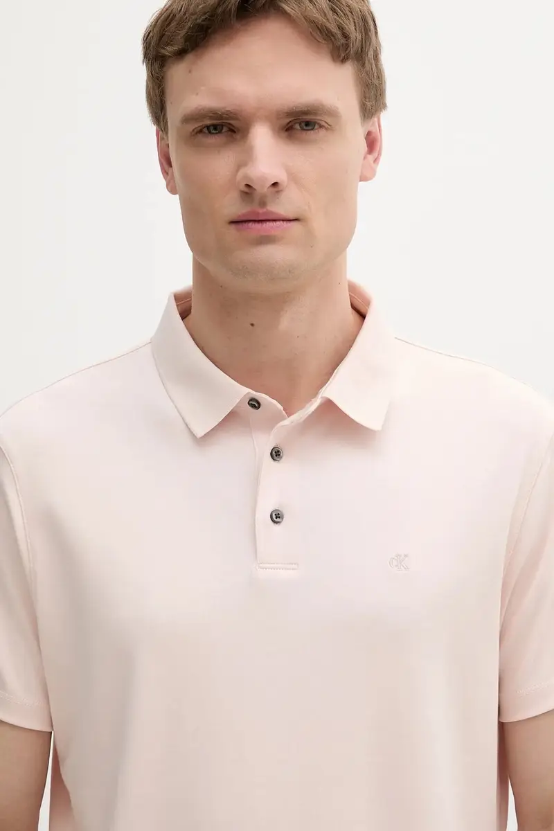 polo in cotone colore beige LV04LB276G miniatura 3