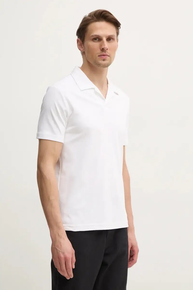 polo in cotone colore bianco K10K114133 miniatura 4