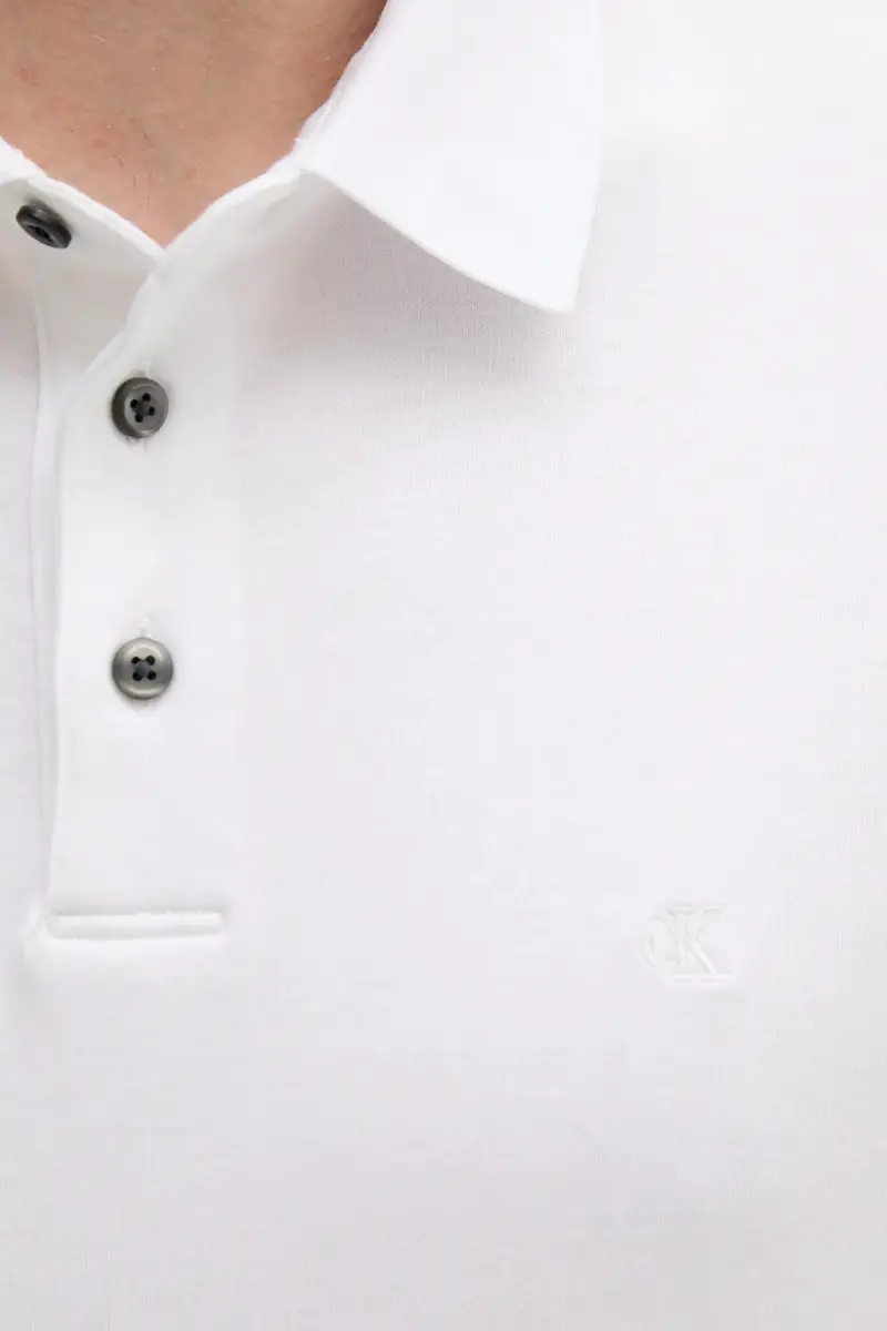 polo in cotone colore bianco LV04LB276G miniatura 4