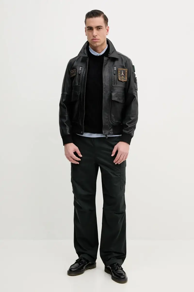 polo in cotone colore blu K10K114135 miniatura 2