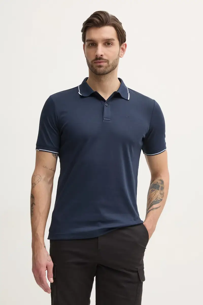 polo in cotone colore blu navy K10K114130