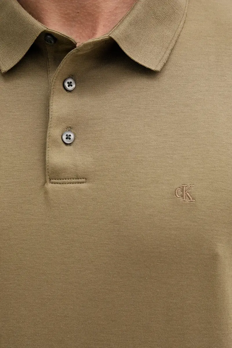 polo in cotone colore verde LV04LB276G miniatura 4