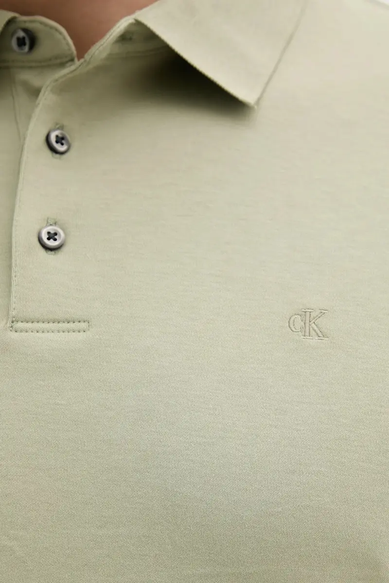 polo in cotone colore verde LV04LB276G miniatura 5