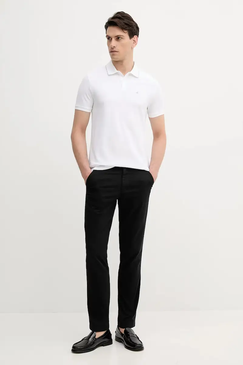 Calvin Klein Polo Uomo Bianco 3766109 miniatura 2