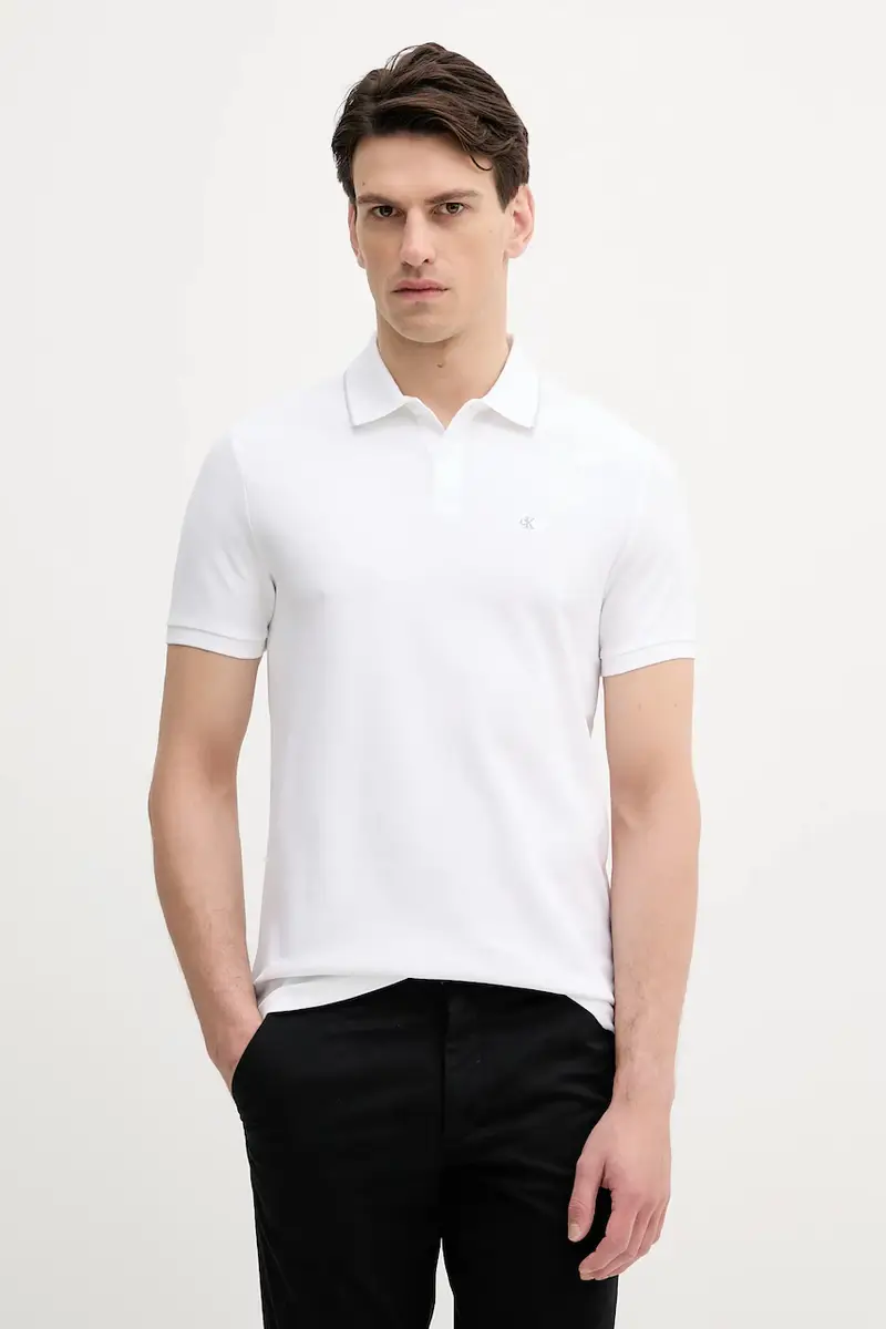 Calvin Klein Polo Uomo Bianco 3766109