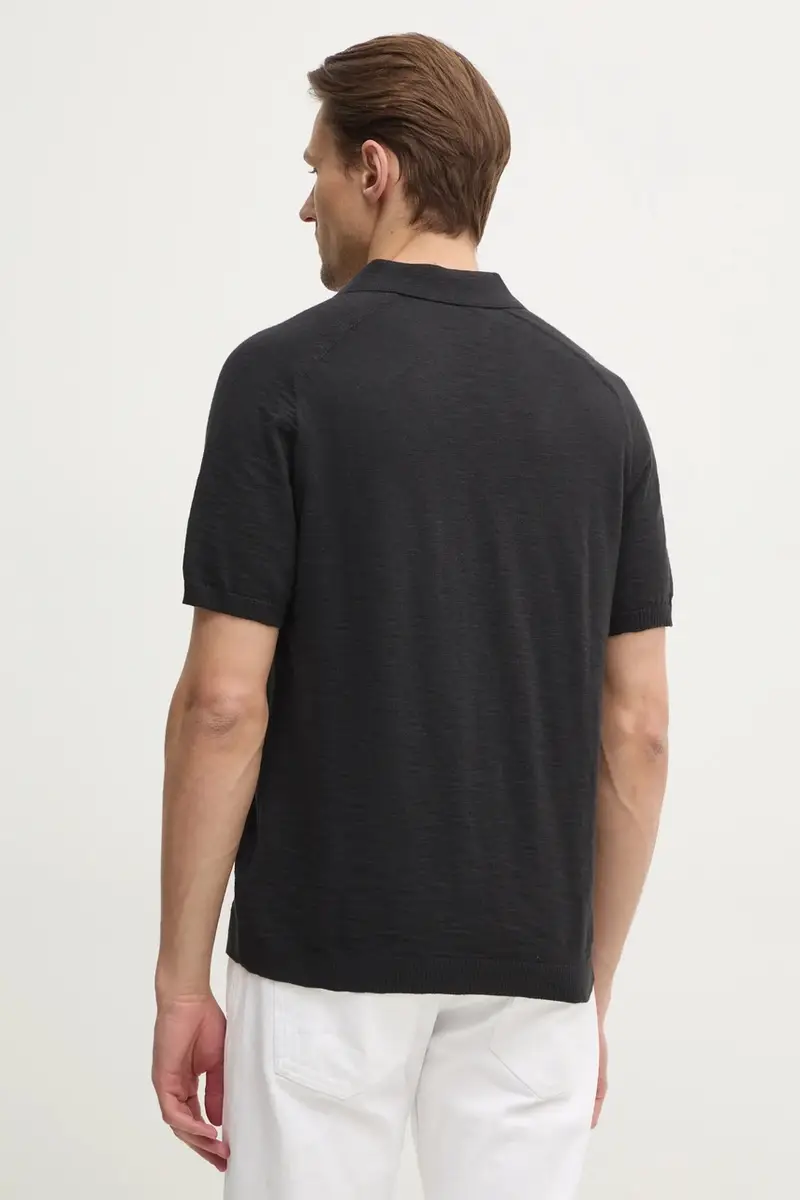 Calvin Klein Polo Uomo Nero 3335379 miniatura 3