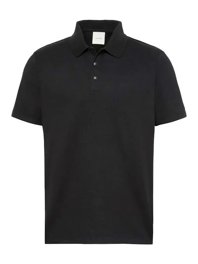 Polo interlock tecnologica Nero