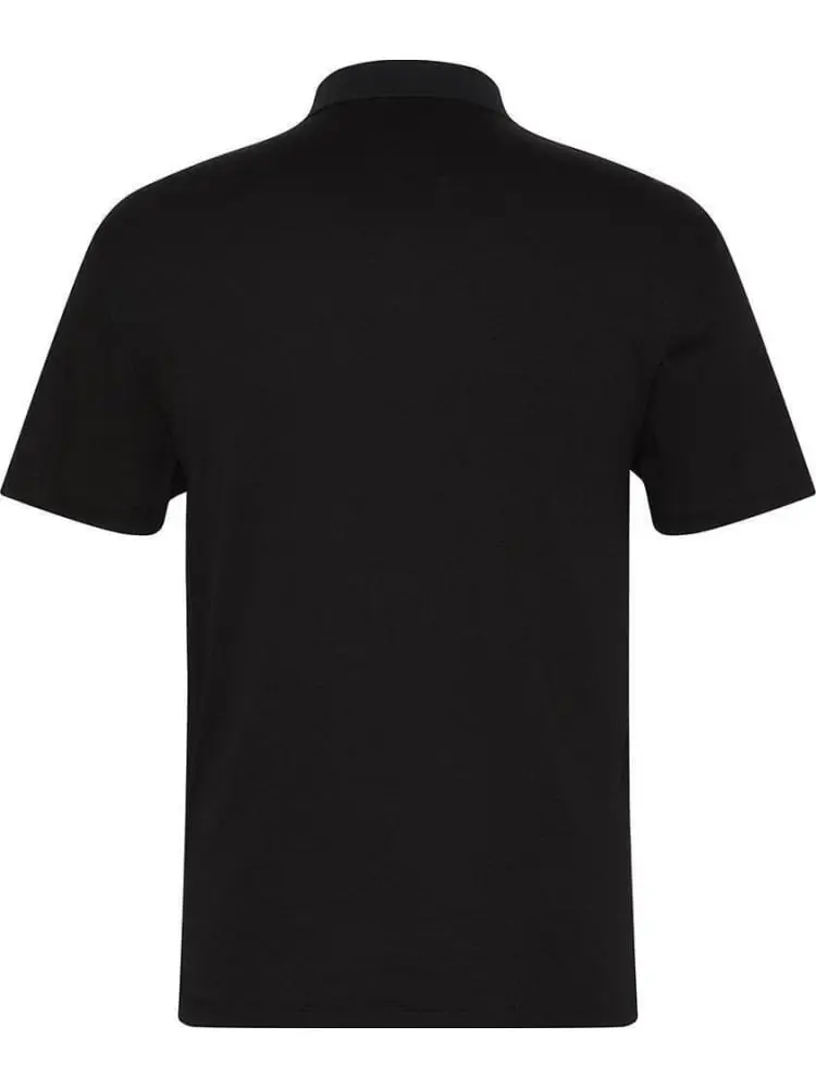 polo nera uomo mini logo miniatura 2