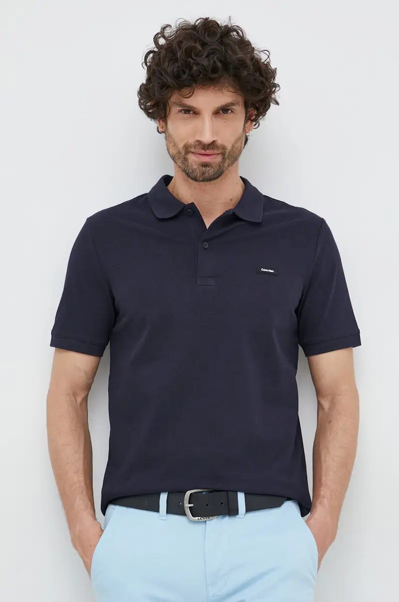 Calvin Klein Polo Uomo Blu 3395367