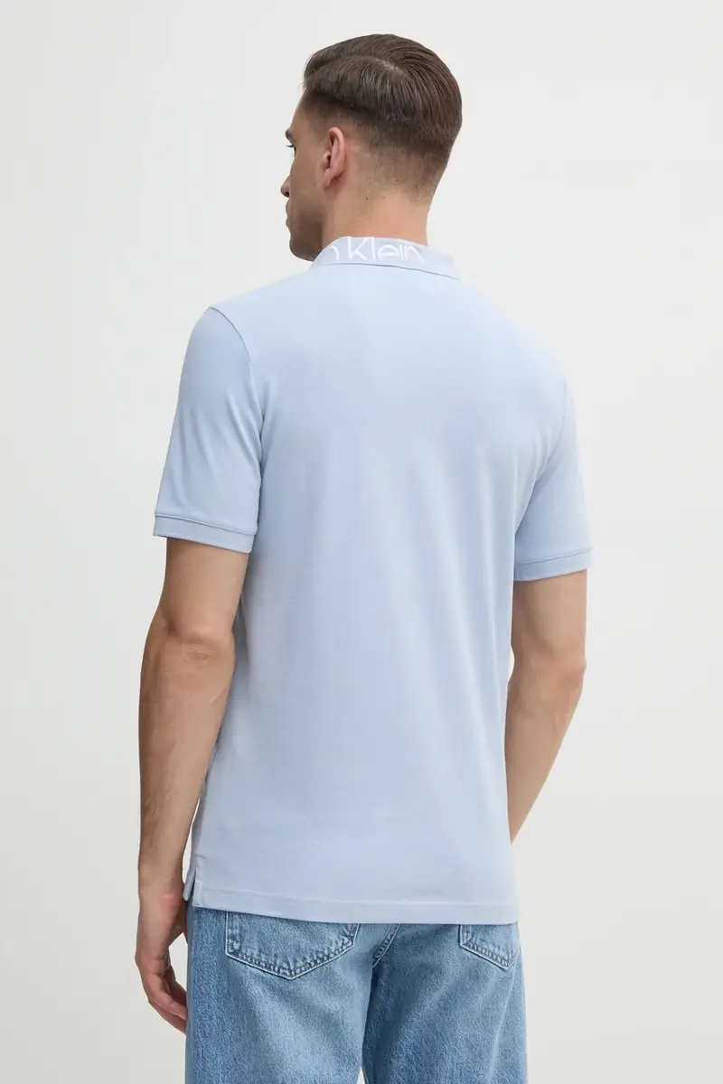 Calvin Klein Polo Uomo Blu 3132394 miniatura 3