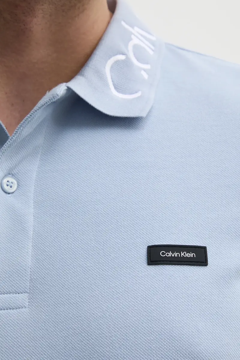 Calvin Klein Polo Uomo Blu 3132394 miniatura 5